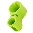 Dual Size Spiral Cutter Ribbon Noodle Slicer Spiralizer Green for Vegetables