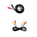 3.5mm Audio Plug Male to 2 RCA Plug Male Stereo Cable Cord Lead