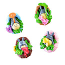 4 Pieces Micro Landscape Decorations Mini Resin Animal Garden DIY Totoro
