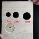 5 Pieces Woodworking Drill Bits Hinge Cutter Hole Saw Set with Round Shank