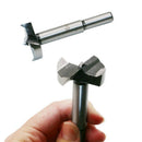 5 Pieces Woodworking Drill Bits Hinge Cutter Hole Saw Set with Round Shank