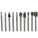 10 Pieces Engraving Cutter Woodworking Grinding Electric Rotary Head