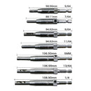 7 Pieces Door Lock & Hinge Drill Bit Set Self Centering For Wood Metal