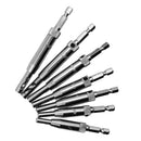 7 Pieces Door Lock & Hinge Drill Bit Set Self Centering For Wood Metal