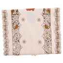 Home Table Cafe Restaurant Dining Table Runner Embroidered Floral Pattern Charms With Tassel Cutwork Decor 40cmx176cm Dark Red