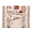 Home Table Cafe Restaurant Dining Table Runner Embroidered Floral Pattern Charms With Tassel Cutwork Decor 40cmx150cm Dark Red