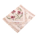 Home Table Cafe Restaurant Dining Table Runner Embroidered Floral Pattern Charms With Tassel Cutwork Decor 40cmx150cm Pink