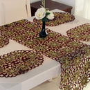 Home Cafe Table Decoration Charms Table Runner Cutwork Embroidered Flower With Tassel Decor 40cmx150cm Coffee