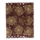 Home Cafe Table Decoration Charms Table Runner Cutwork Embroidered Flower With Tassel Decor 40cmx150cm Coffee