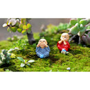 4x Miniature Dollhouse Bonsai Craft Garden Resin Landscape DIY Monks Decor