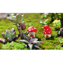 3x Mini Dollhouse Bonsai Craft Garden Resin Landscape DIY Mushroom Decor