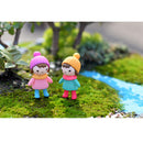4 Pieces Micro Landscape Decorations Mini Resin Animal Garden DIY Girls