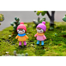 4 Pieces Micro Landscape Decorations Mini Resin Animal Garden DIY Girls