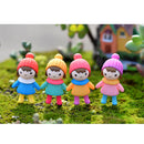 4 Pieces Micro Landscape Decorations Mini Resin Animal Garden DIY Girls