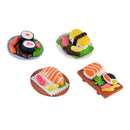 4 Pieces Micro Landscape Decorations Mini Resin Animal Garden DIY Sushi