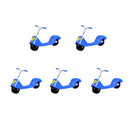 5pcs Miniature Resin Scooter Figurine Landscape Pot Bonsai DIY Decor Crafts