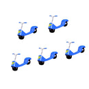 5pcs Miniature Resin Scooter Figurine Landscape Pot Bonsai DIY Decor Crafts