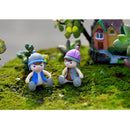 4 Pieces Micro Landscape Decorations Mini Resin Animal Garden DIY Boy & Girl