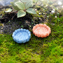 Orange Pond Fairy Garden Miniature Dollhouse Craft Micro Landscape Decor