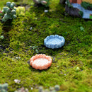 Orange Pond Fairy Garden Miniature Dollhouse Craft Micro Landscape Decor