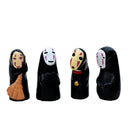 Faceless Men Resin Bonsai Micro Landscape Gardening Ornaments 4pcs/lot