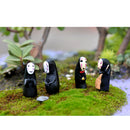 Faceless Men Resin Bonsai Micro Landscape Gardening Ornaments 4pcs/lot
