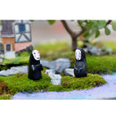 Faceless Men Resin Bonsai Micro Landscape Gardening Ornaments 4pcs/lot