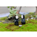 Faceless Men Resin Bonsai Micro Landscape Gardening Ornaments 4pcs/lot