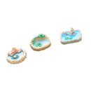 Pack of 3 Cute Mini Resin Pool Statue Garden DIY Micro Landscape Decoration