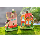 1 pcs Mini Resin Villa Statue DIY Moss Micro Landscape Decoration Garden