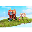 1 pcs Mini Resin Villa Statue DIY Moss Micro Landscape Decoration Garden