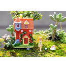 1 pcs Mini Resin Villa Statue DIY Moss Micro Landscape Decoration Garden