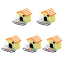 Durable Micro Landscape Miniature Dollhouse Animal Rabbit Home Statue Bonsai Figurine Garden Decor Ornaments