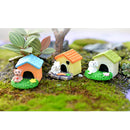 Durable Micro Landscape Miniature Dollhouse Animal Rabbit Home Statue Bonsai Figurine Garden Decor Ornaments