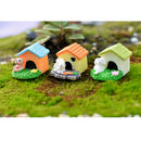 Durable Micro Landscape Miniature Dollhouse Animal Bear Home Statue Bonsai Figurine Garden Decor Ornaments