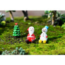 DIY Decorations Resin Garden Micro Landscape Ornaments Christmas Set of 3