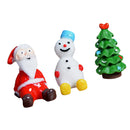 DIY Decorations Resin Garden Micro Landscape Ornaments Christmas Set of 3