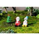 DIY Decorations Resin Garden Micro Landscape Ornaments Christmas Set of 3