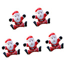 5 pcs Cute Mini Resin Santa Miniature Fairy Garden Micro Landscape Home DIY