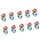 Cute Mini Resin Miniature Garden Micro Landscape Home Garden Snowaman Statue