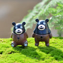 Resin Miniature Figurine Micro Landscape Coon Bonsai Pot Craft DIY Decor