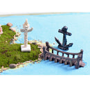 Micro Landscape Ornaments Miniature DIY Bridge Statue Succulents Plant Decor