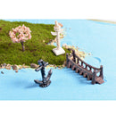 Micro Landscape Ornaments Miniature DIY Bridge Statue Succulents Plant Decor