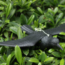 Realistic Decoy Pest Control Garden Scarer Scarecrow Flying Crow