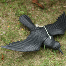 Realistic Decoy Pest Control Garden Scarer Scarecrow Flying Crow