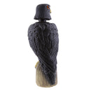 Realistic Decoy Pest Control Garden Scarer Scarecrow Shaking Head Falcon
