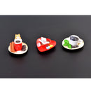 Miniature Moss Micro Landscape Garden DIY Decoration Cat Dessert 6 pcs