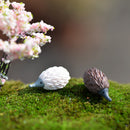 4 Piece Micro Landscape Mini Resin Bonsai DIY Garden Decor Colorful Hedgehog