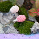 4 Piece Micro Landscape Mini Resin Bonsai DIY Garden Decor Colorful Hedgehog
