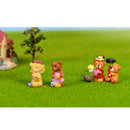 6 Piece Micro Landscape Mini Resin Bonsai Fairy DIY Garden Decor Teddy Bear